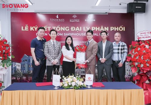 SAO VÀNG HOLDINGS - TỔNG ĐẠI LÝ PHÂN PHỐI ĐỘC QUYỀN DỰ ÁN VINCOM SHOPHOUSE ROYAL PARK QUẢNG TRỊ