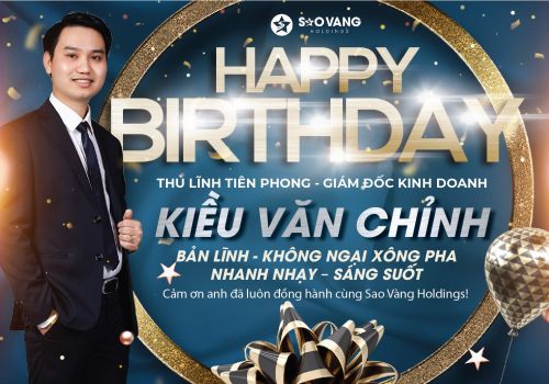 Happy Birthday thủ lĩnh tiên phong - Giám đốc kinh doanh Kiều Văn Chỉnh