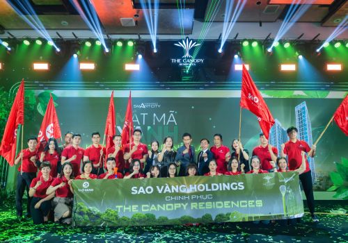 Sao Vàng Holdings tại sự kiện Kick Off dự án The Canopy Residences - Vinhomes Smart City.