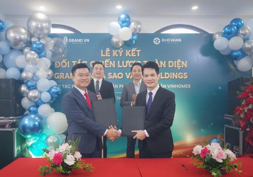 SAO VÀNG HOLDINGS & GRAND VN KÝ KẾT HỢP TÁC CHIẾN LƯỢC TOÀN DIỆN