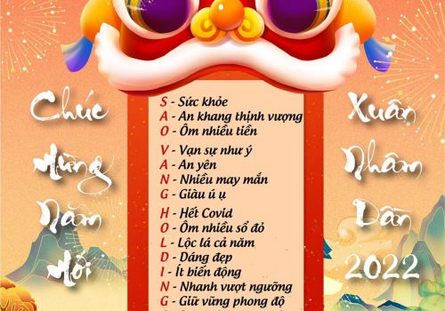 Sao Vàng Holdings chúc mừng năm mới Nhâm Dần năm 2022