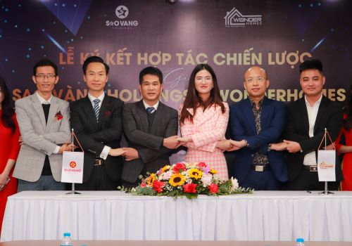 Sao Vàng Holdings và WonderHomes ký kết liên minh F1 phân phối các bất động sản cao cấp Vinhomes