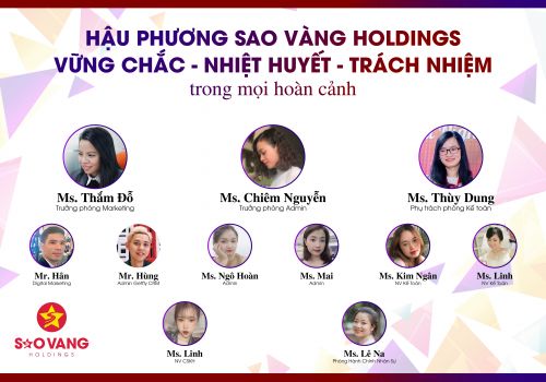 Hậu phương Sao Vàng Holdings: Vững chắc - nhiệt huyết - trách nhiệm trong mọi hoàn cảnh