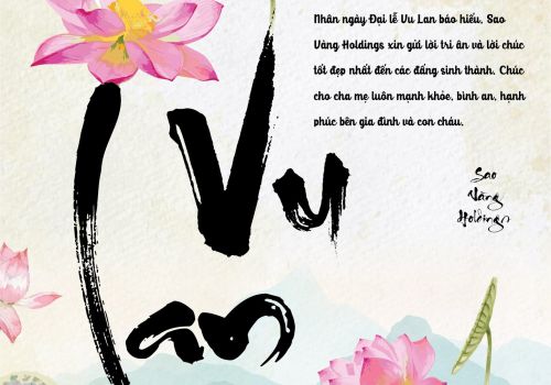 Sao Vàng Holdings kính mừng Đại lễ Vu Lan báo hiếu