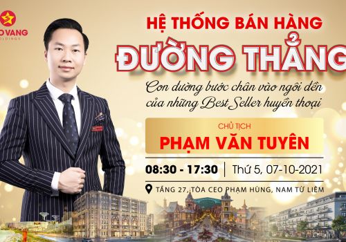 Chương trình đào tạo đặc biệt: Hệ thống bán hàng đường thẳng - Con đường bước chân vào ngôi đền của những Best Seller huyền thoại