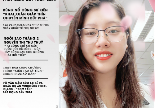 [TẠP CHÍ NỘI BỘ SỐ 1 QUÝ I 2024] NHỊP ĐẬP SAO VÀNG HOLDINGS