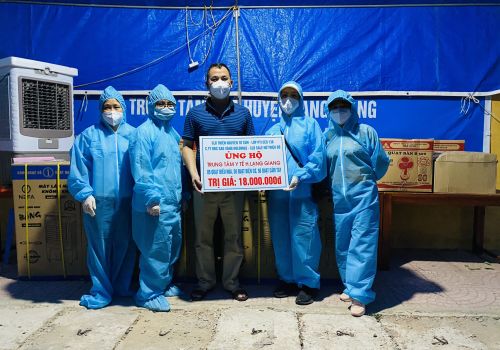 Sao Vàng Holdings - Tiếp sức, đồng hành cùng Bắc Giang chống dịch