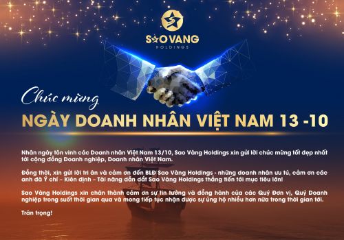 Chúc mừng ngày doanh nhân Việt Nam 13/10