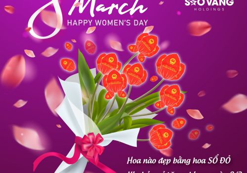 Sao Vàng Holdings chúc mừng ngày Quốc tế Phụ nữ 8/3