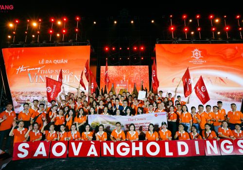 Những chiến binh ánh sáng Sao Vàng Holdings đã tạo nên cơn địa chấn tại lễ ra quân Vinhomes Ocean Park 3