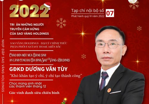 Tạp chí nội bộ Nhịp đập Sao Vàng Holdings số 07 