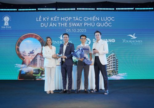 SAO VÀNG HOLDINGS VINH DỰ TRỞ THÀNH ĐẠI LÝ PHÂN PHỐI CHÍNH THỨC DỰ ÁN “THE 5WAY PHÚ QUỐC - LIFE CONCEPTS