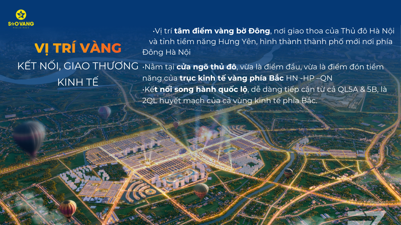 Vị trí vàng của Mega Grand World Hà Nội