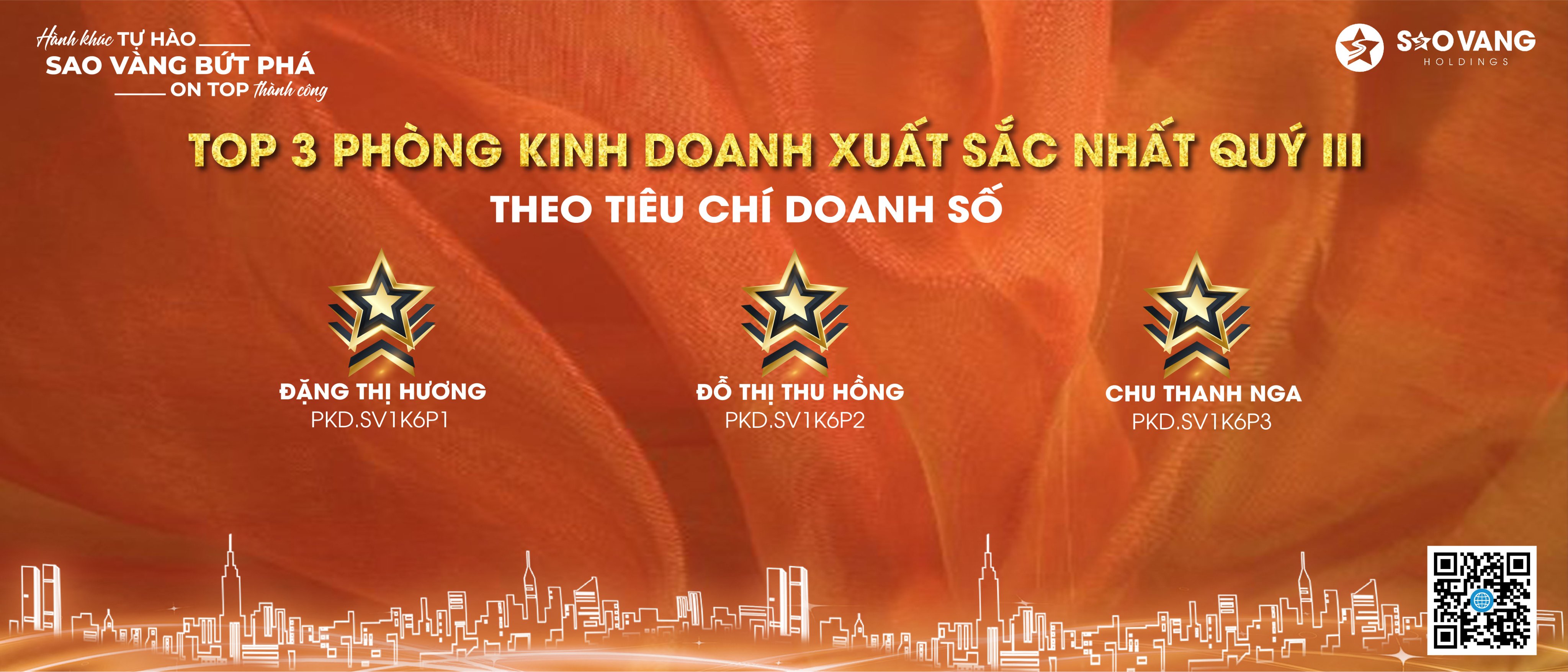 VINH DANH THÀNH TỰU QUÝ III