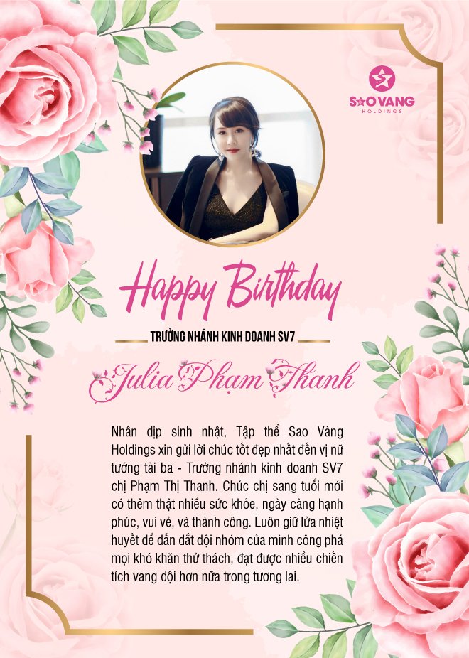 sinh nhật chị Thanh