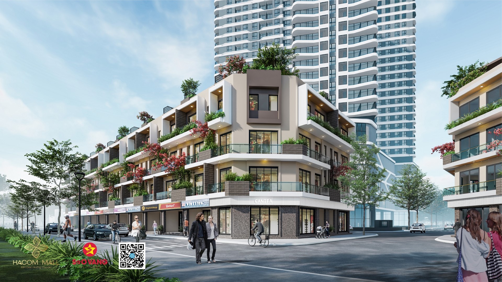 Phối cảnh góc Shophouse-03