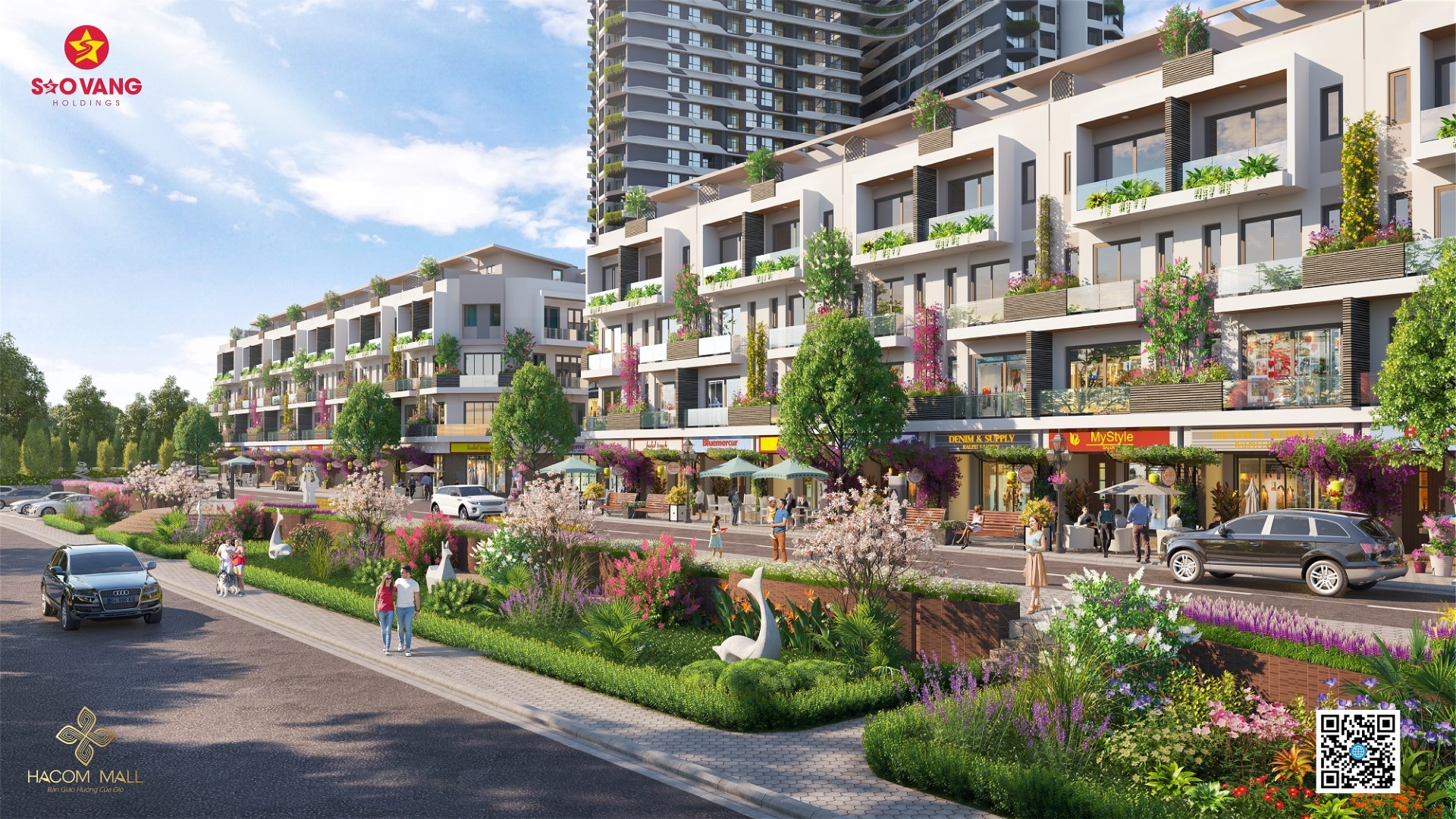 Phối cảnh góc shophouse-01