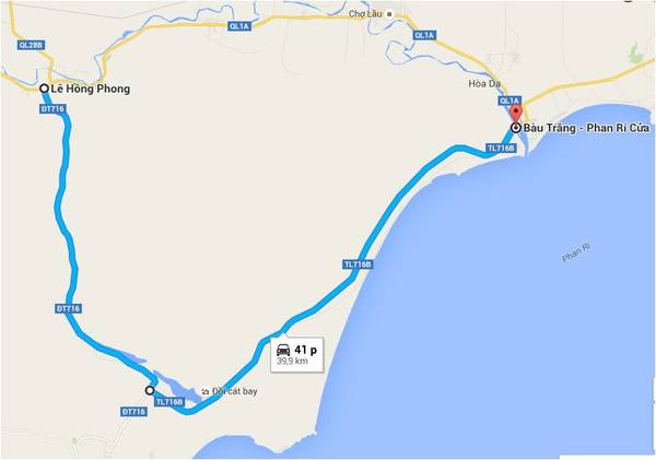 DT716 Ngã Ba Lương Sơn – Phan Rí (Bình Thuận)