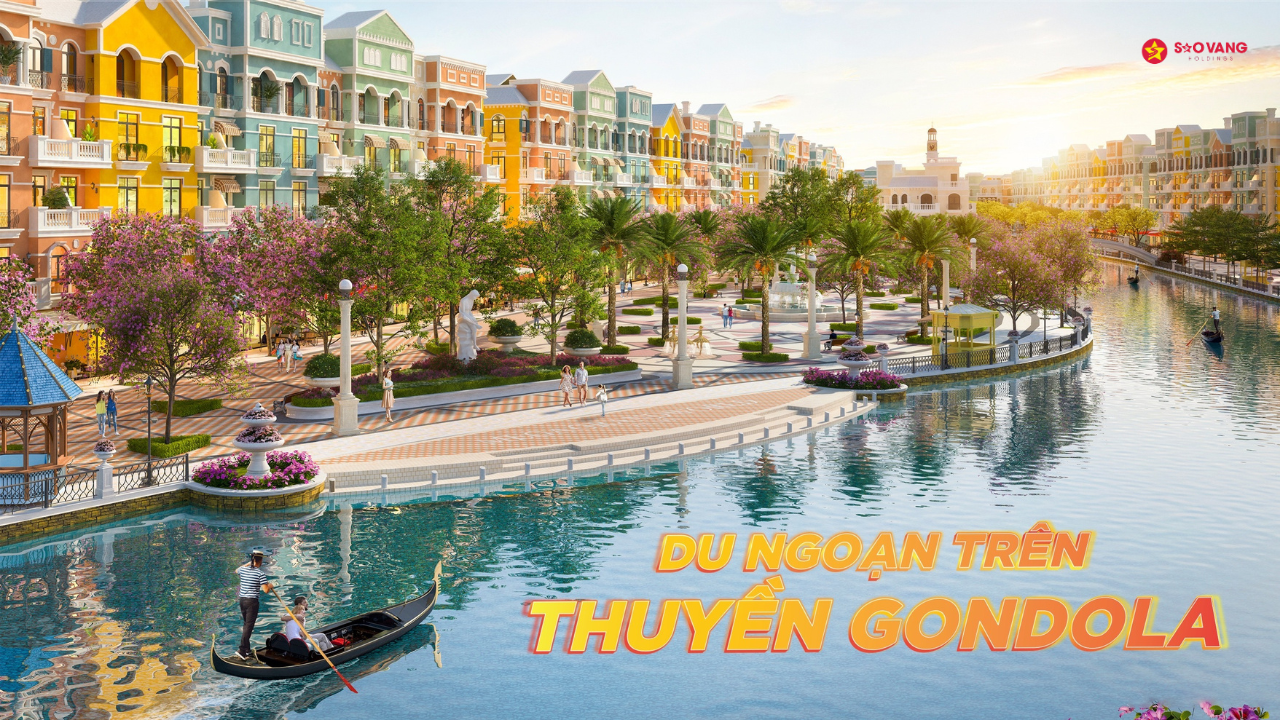 Thưởng ngoạn trên thuyền Gondola tại The Venice