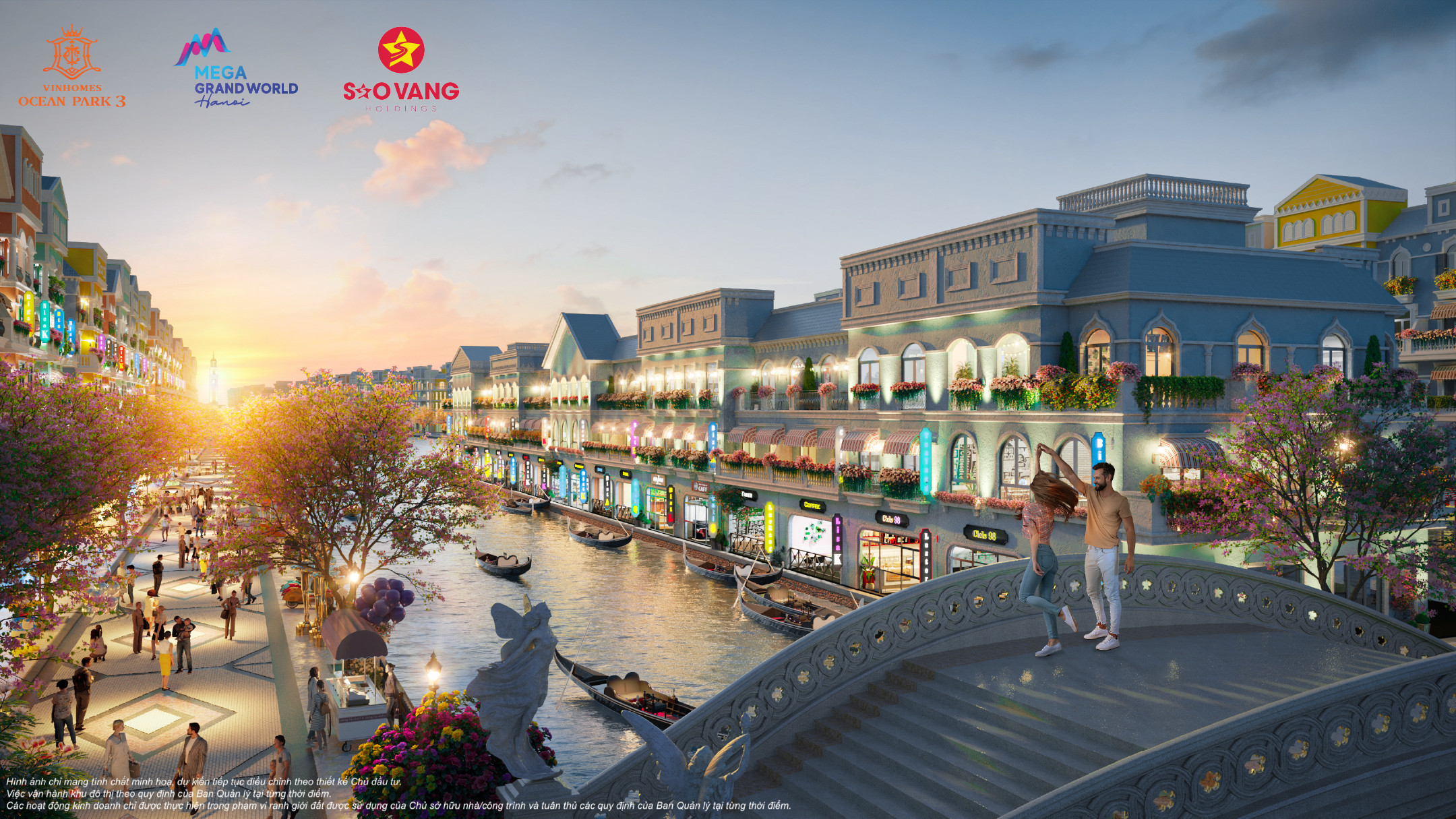 Kiến trúc Đông - Tây hai bên bờ sông