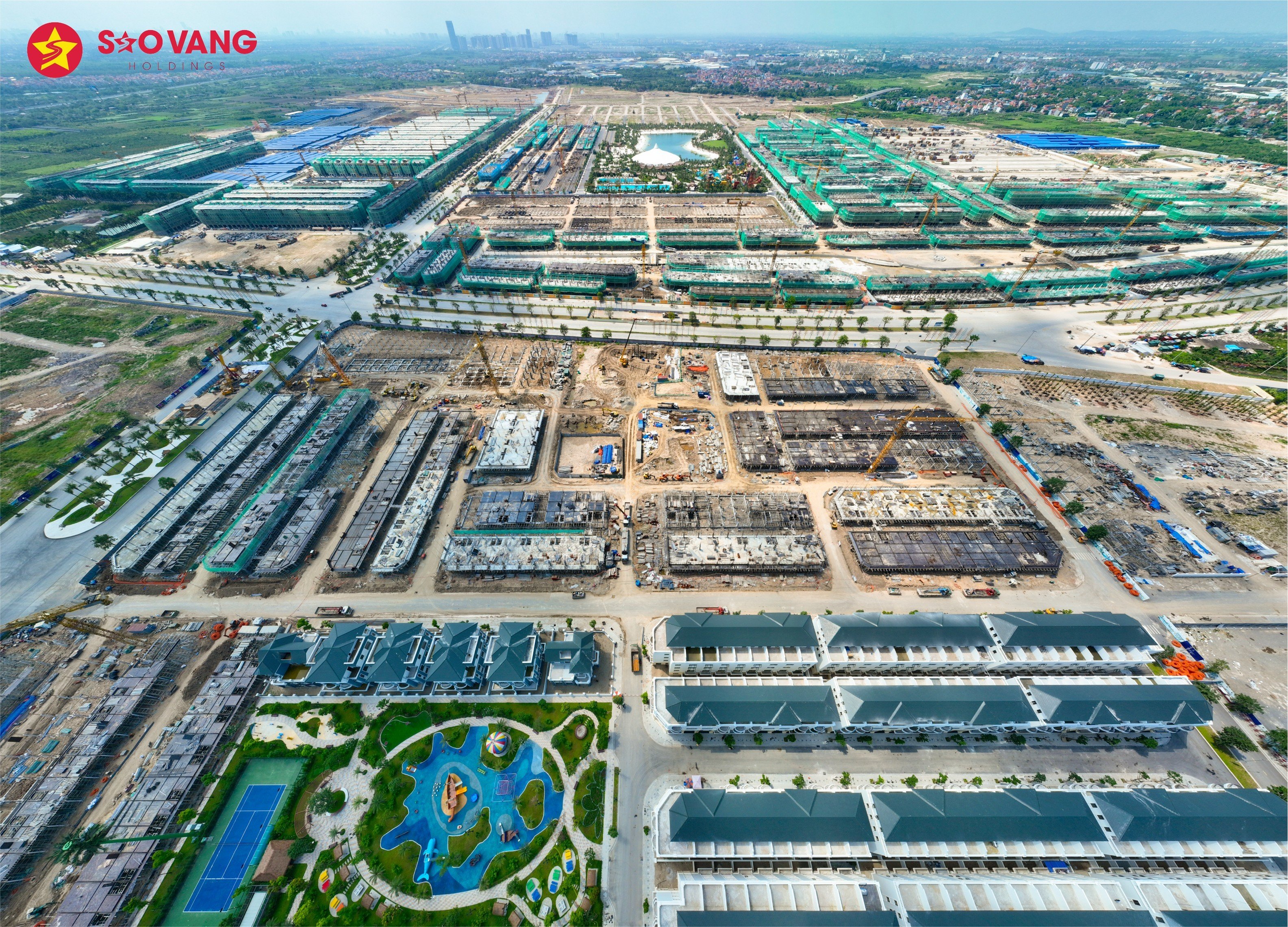 Tiến độ thực hiện dự án Mega Grand World Hà Nội